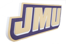 Load image into Gallery viewer, James Madison University Dukes 3D Logo Fan Foam Wall Sign profile