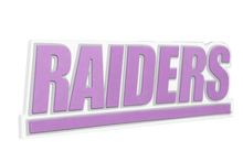 Load image into Gallery viewer, Mount Union Raiders 3D Logo Fan Foam Wall Sign profile