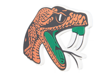 Load image into Gallery viewer, Florida A&M Rattlers 3D Logo Fan Foam Wall Sign profile