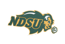 Load image into Gallery viewer, North Dakota State University Bison 3D Logo Fan Foam Wall Sign

