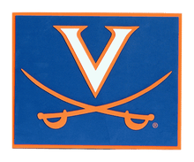 Load image into Gallery viewer, University of Virginia Cavaliers 3D Logo Fan Foam Wall Sign
