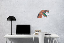 Load image into Gallery viewer, Florida A&M Rattlers 3D Logo Fan Foam Wall Sign on he wall