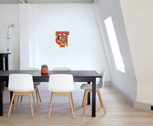 Load image into Gallery viewer, Tuskegee Golden Tigers 3D Logo Fan Foam Wall Sign on the wall