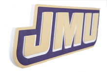 Load image into Gallery viewer, James Madison University Dukes 3D Logo Fan Foam Wall Sign profile
