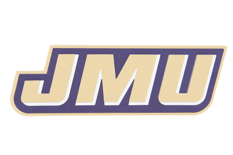 James Madison University Dukes 3D Logo Fan Foam Wall Sign