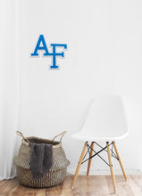 Load image into Gallery viewer, USAFA Falcons 3D Logo Fan Foam Wall Sign on the wall
