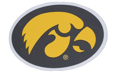 University of Iowa Hawkeyes 3D Logo Fan Foam Wall Sign
